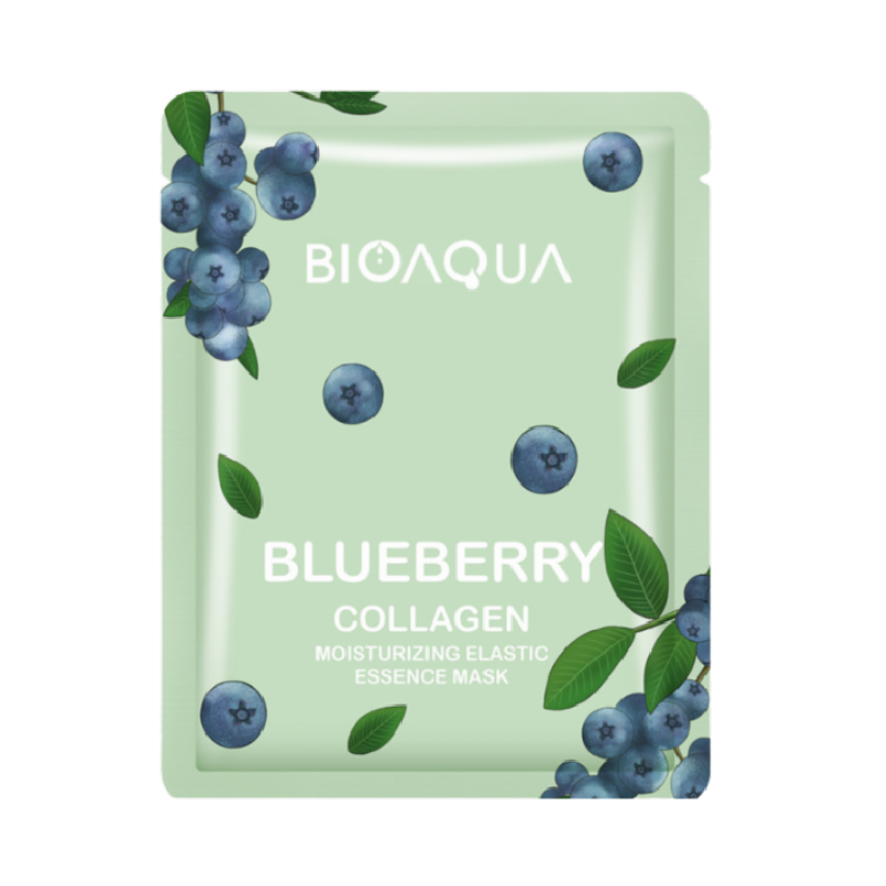 BIOAQUA Sheet Mask Fruit Blueberry Collagen - 28gr