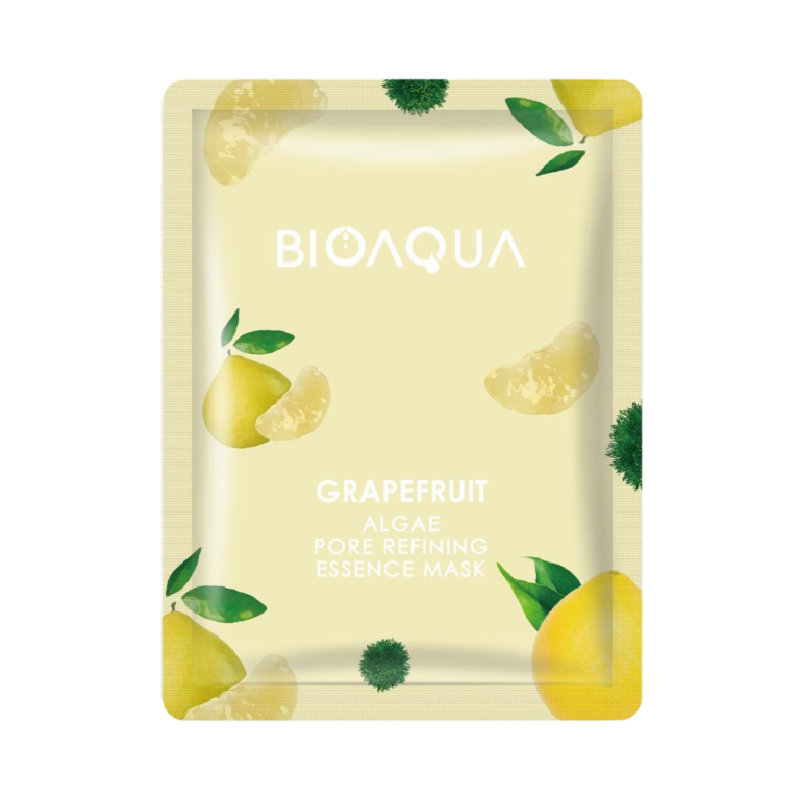 BIOAQUA Sheet Mask Fruit Grapefruit Pore Refining - 28gr