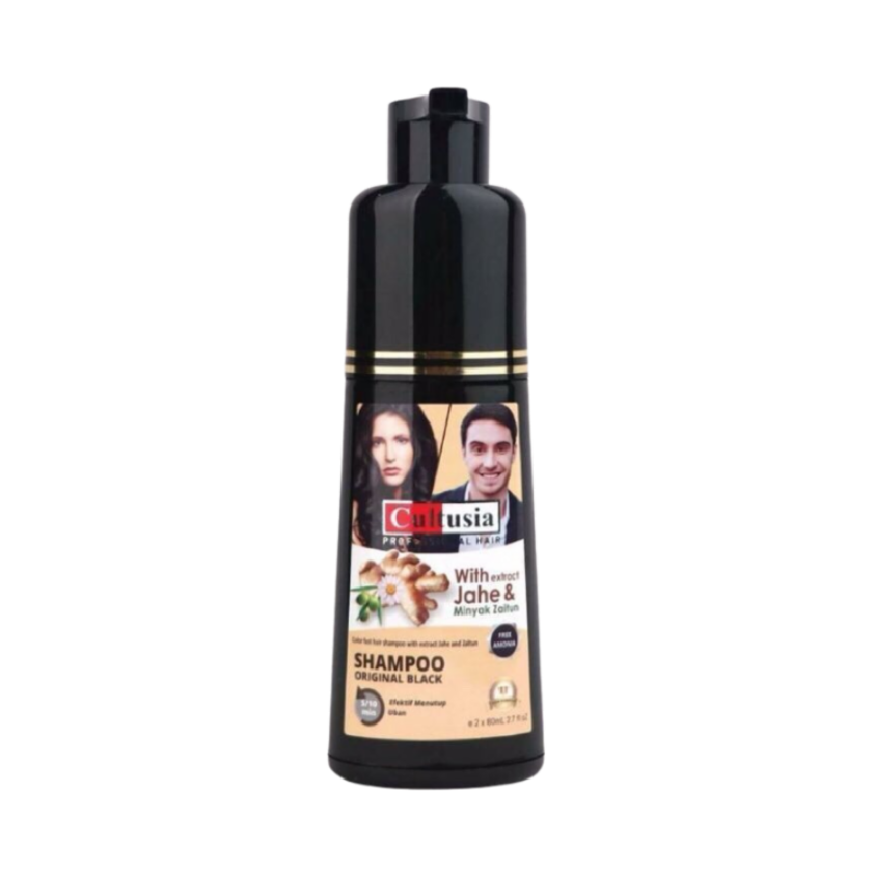 CULTUSIA Shampoo Jahe & Minyak Zaitun Black - 160ml