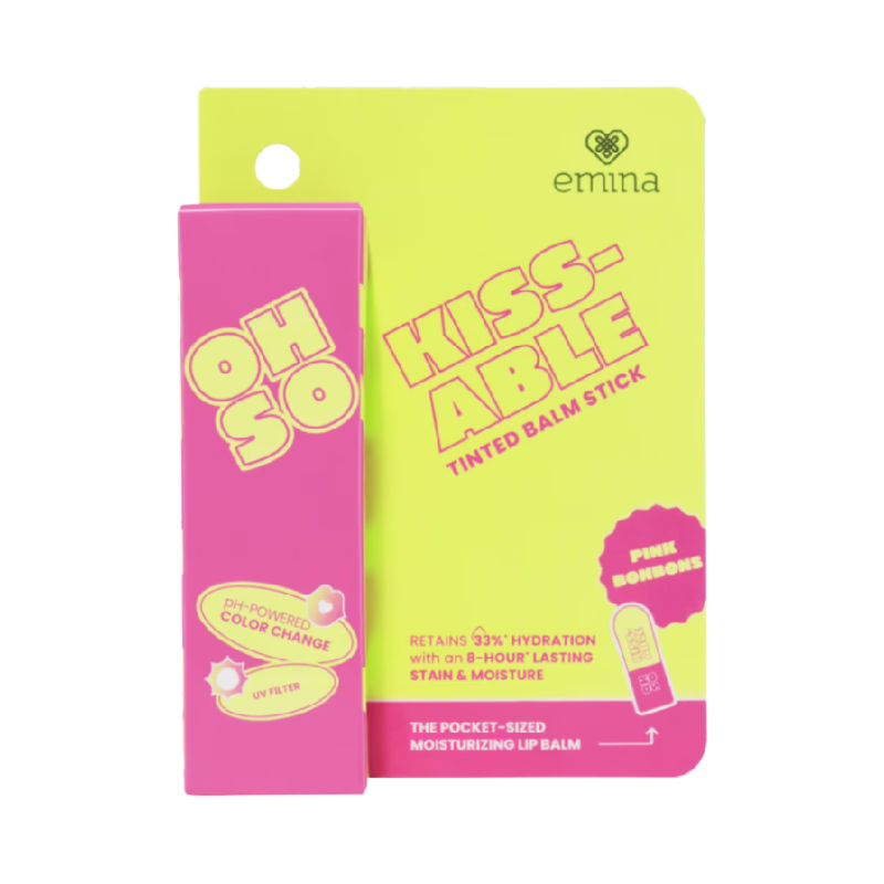 EMINA Oh So Kissable Tinted Balm Stick Pink Bonbon - 3.4gr