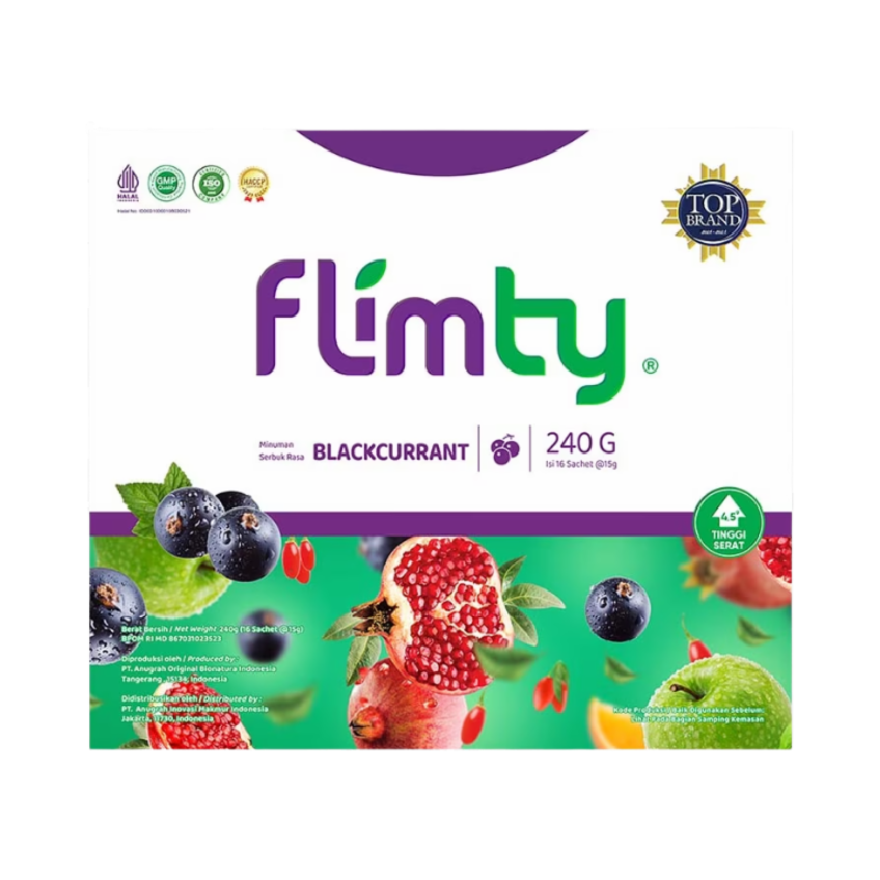 FLIMTY Fiber Detox Blackcurrant - 240gr