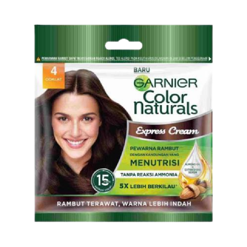 GARNIER Color Natural Express 4 Coklat - 20ml