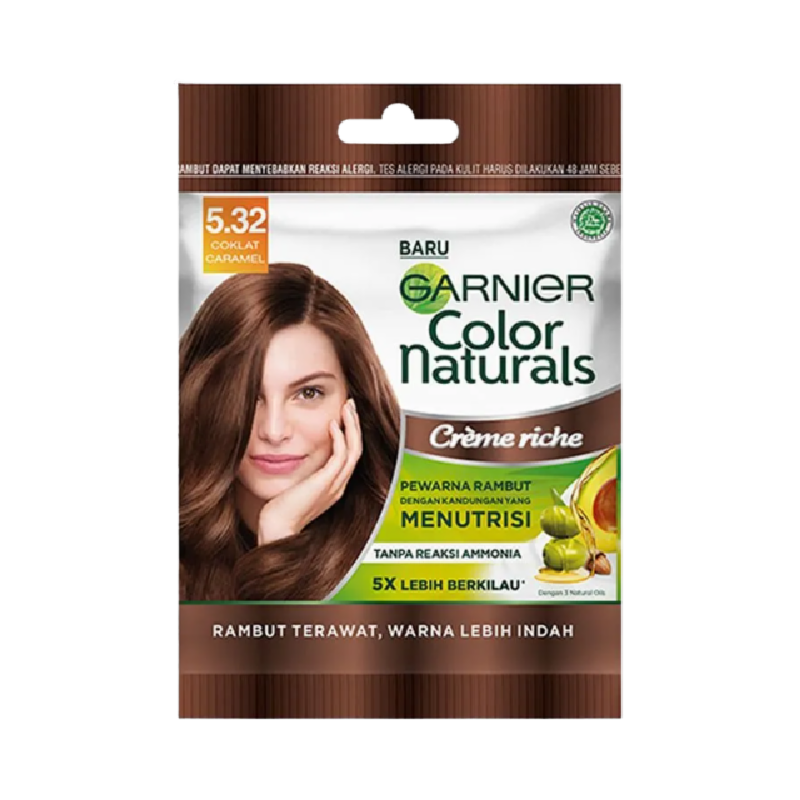 GARNIER Color Natural Express 5.32 Coklat Caramel - 20ml