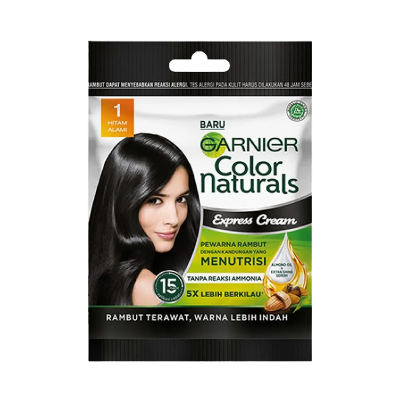 GARNIER Color Natural Express 01 Hitam - 20gr
