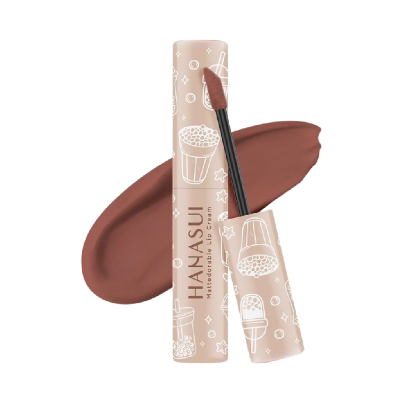 HANASUI Lip Cream Boba 02 Brown Sugar - 4ml