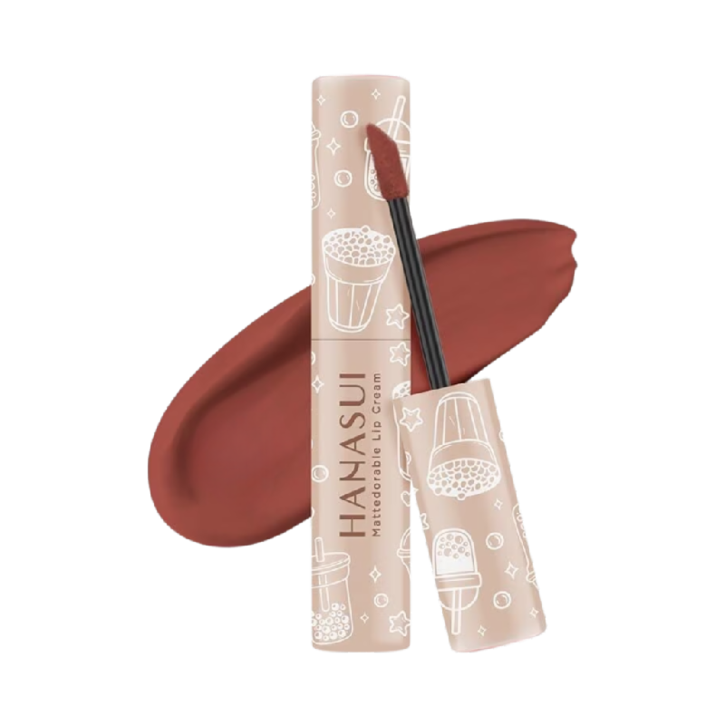 HANASUI Lip Cream Boba 06 Hazelnut Latte - 4ml