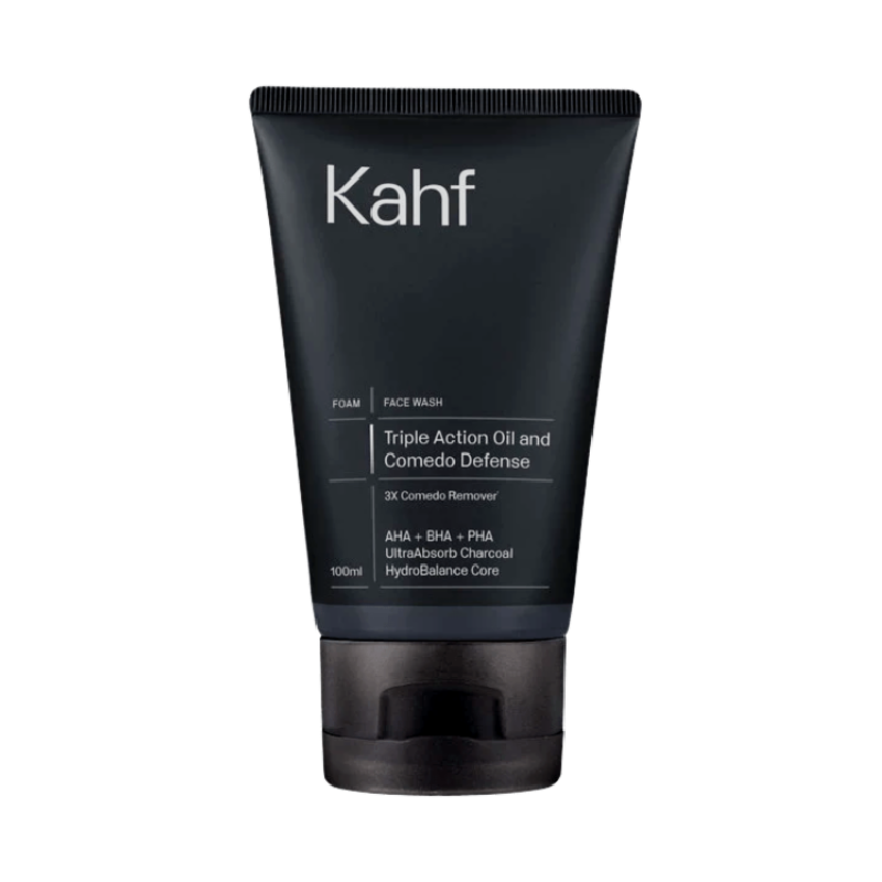 KAHF Face Wash Triple Action Oil & Comedo Defense - 100ml