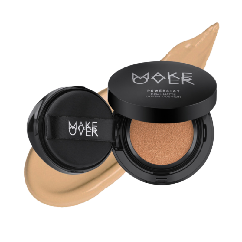 MAKE OVER Powerstay Demi Matte Cover Cushion W22 Warm Ivory - 15gr