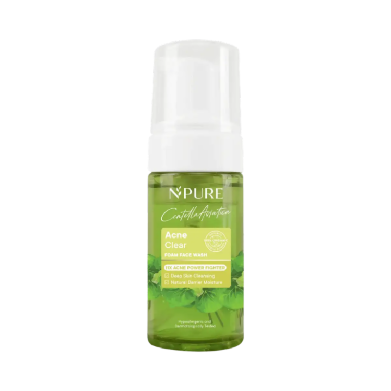 NPURE Centella Asiatica Acne Clear Face Wash - 100ml