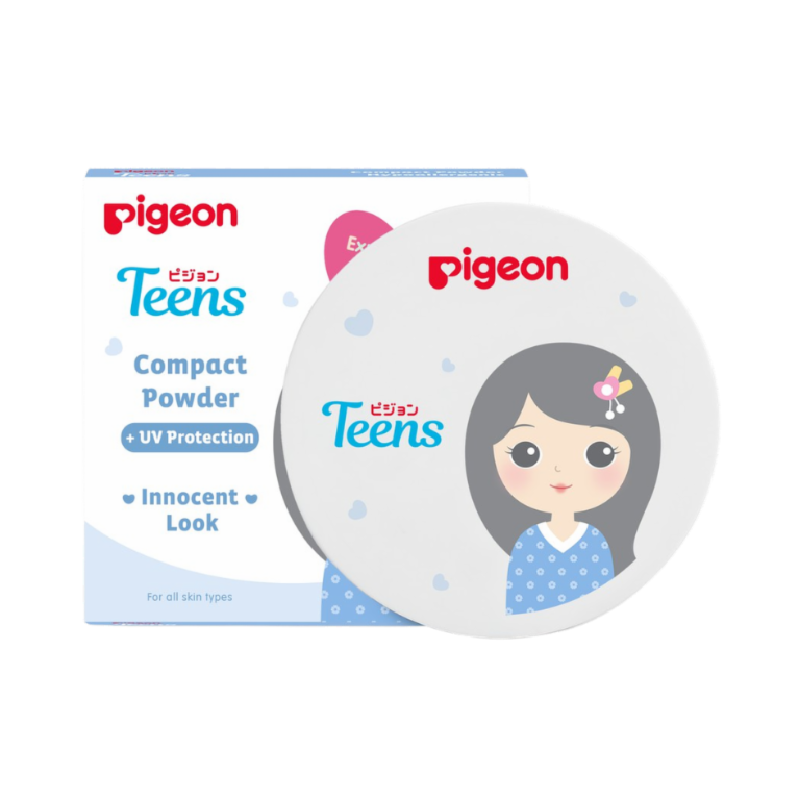 PIGEON TEENS Compact Powder + UV Protection Sand - 14gr