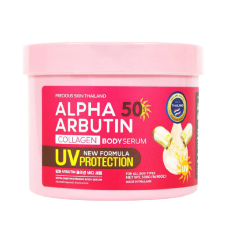 PRECIOUS SKIN Alpha Arbutin Collagen Body Serum + UV - 500gr