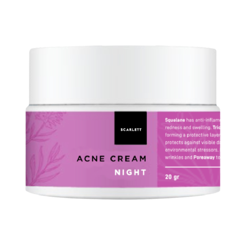 SCARLETT Night Cream Acne - 20gr