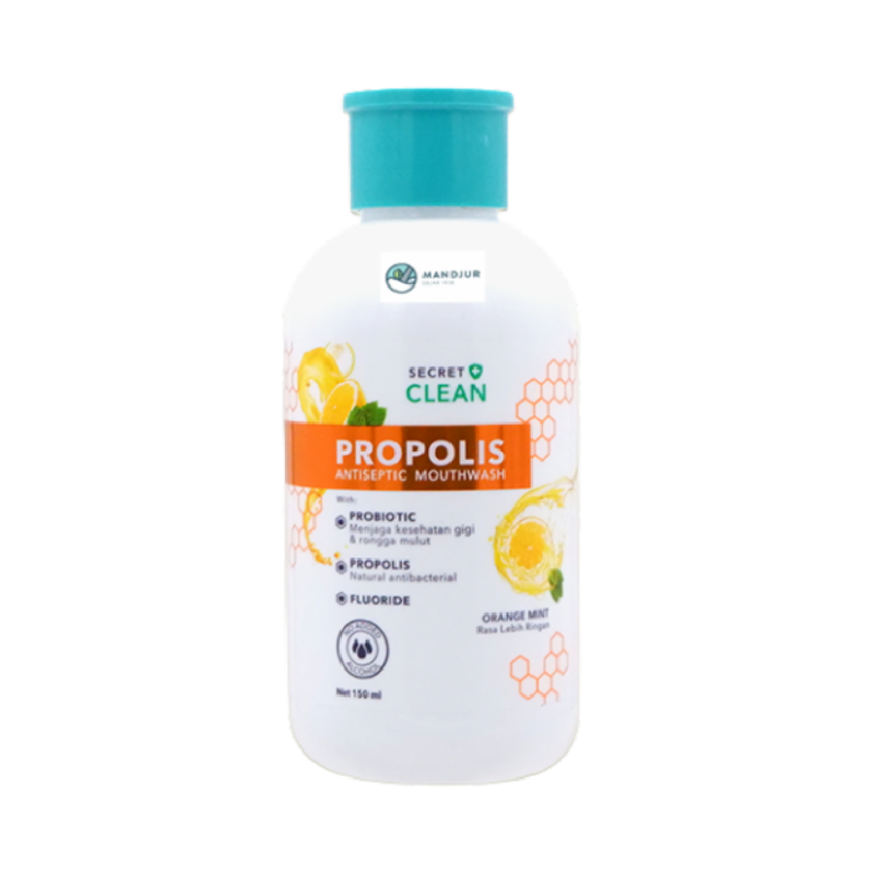 SECRET CLEAN Antiseptic Mouthwash Orange Mint - 150ml