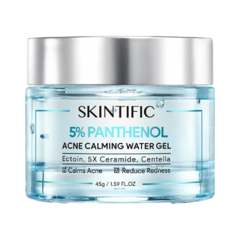 SKINTIFIC 5% Panthenol Acne Calming Water Gel - 45gr