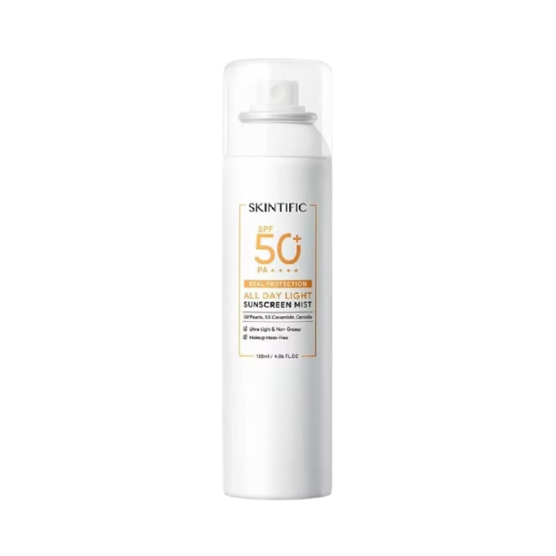 SKINTIFIC All Day Light Sunscreen Mist SPF 50 - 120ml