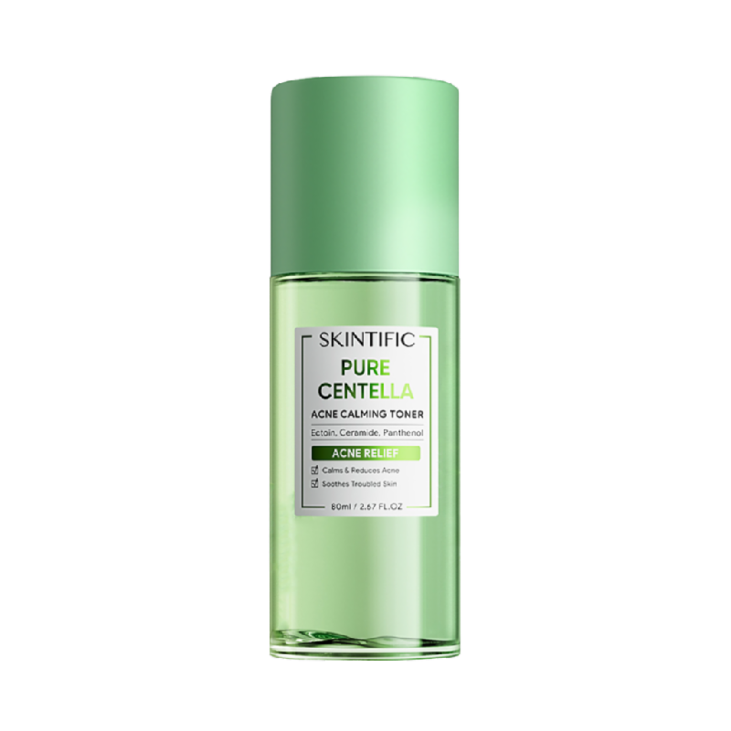 SKINTIFIC Centella Calming Acne Toner - 80ml