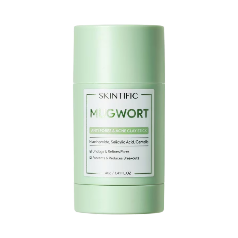 SKINTIFIC Mugwort Anti Pores & Acne Clay Stick - 40gr