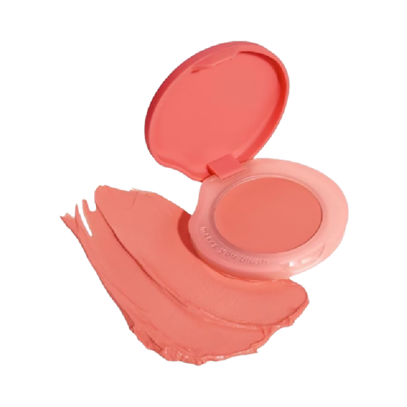 WARDAH Colorfit Melt To Pop Cream Blush 01 Sand Coral - 3gr