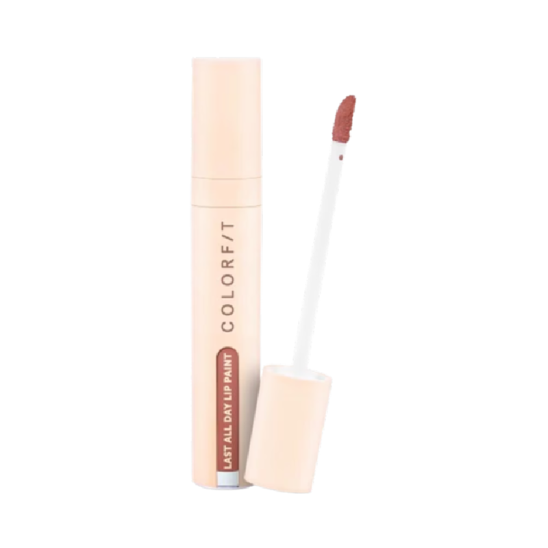 WARDAH Colorfit Last All Day Lip Paint 04 Brownderlast - 4.2gr