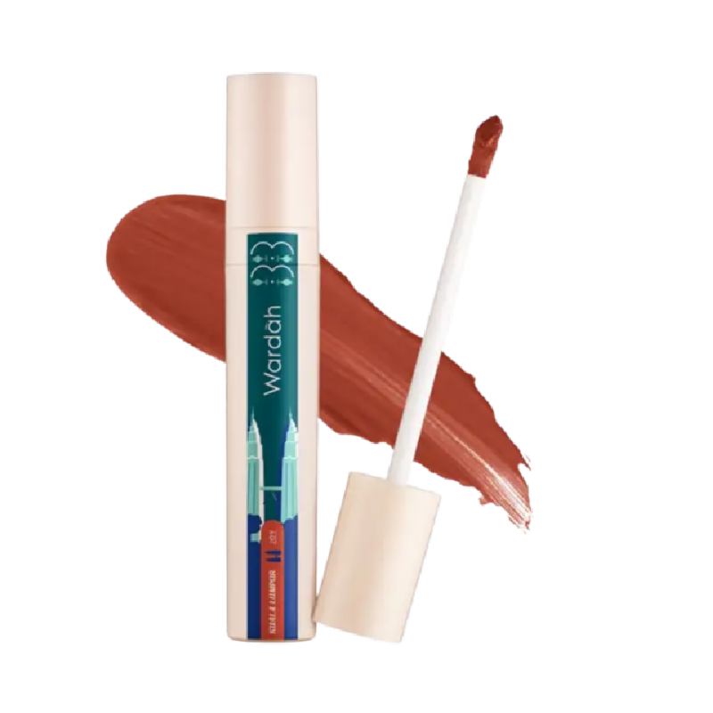 WARDAH Colorfit Last All Day Lip Paint 16 Kuala Lumpur Joy - 4.2gr
