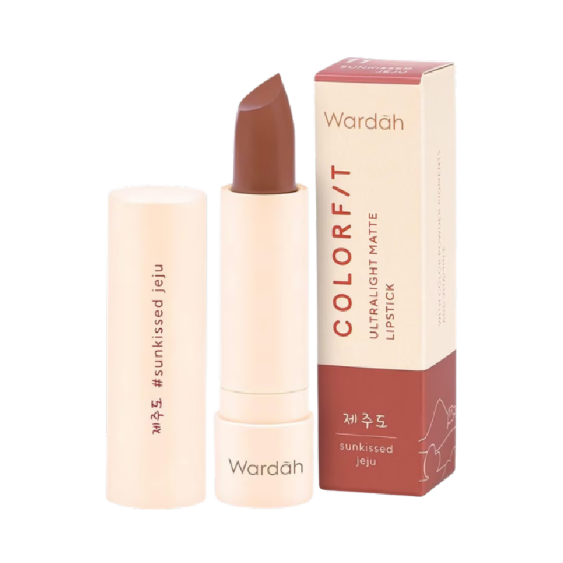 WARDAH Colorfit Ultralight Matte Lipstick 11 Sunkissed Jeju - 3.6gr