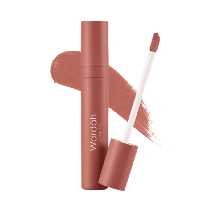 WARDAH Colorfit Velvet Matte Lip Mousse 07 Red Pioneer - 4gr