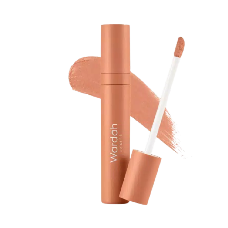 WARDAH Colorfit Velvet Matte Lip Mousse 08 Brown Creator - 4gr