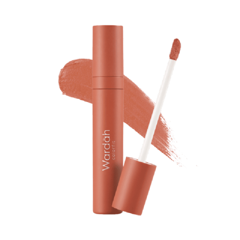 WARDAH Colorfit Velvet Matte Lip Mousse 11 Cherish Marmalade - 4gr