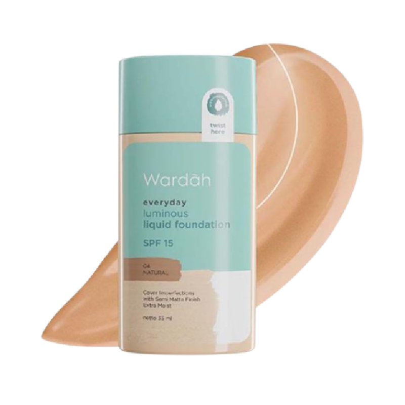 WARDAH Everyday Liquid Foundation 01 Natural White - 35gr