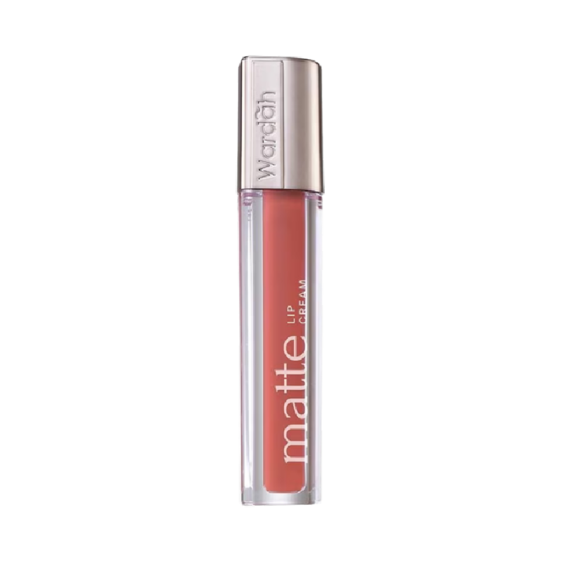 WARDAH Exclusive Matte Lip Cream 20 Peach Of Mind - 4gr