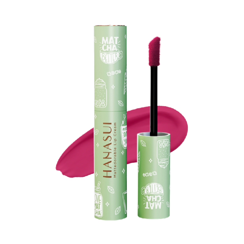 HANASUI Lip Cream Matcha 01 Matchalicious - 4ml