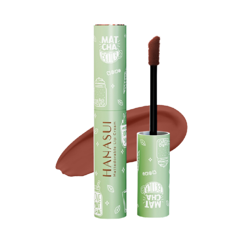 HANASUI Lip Cream Matcha 06 Matchachoco - 4ml