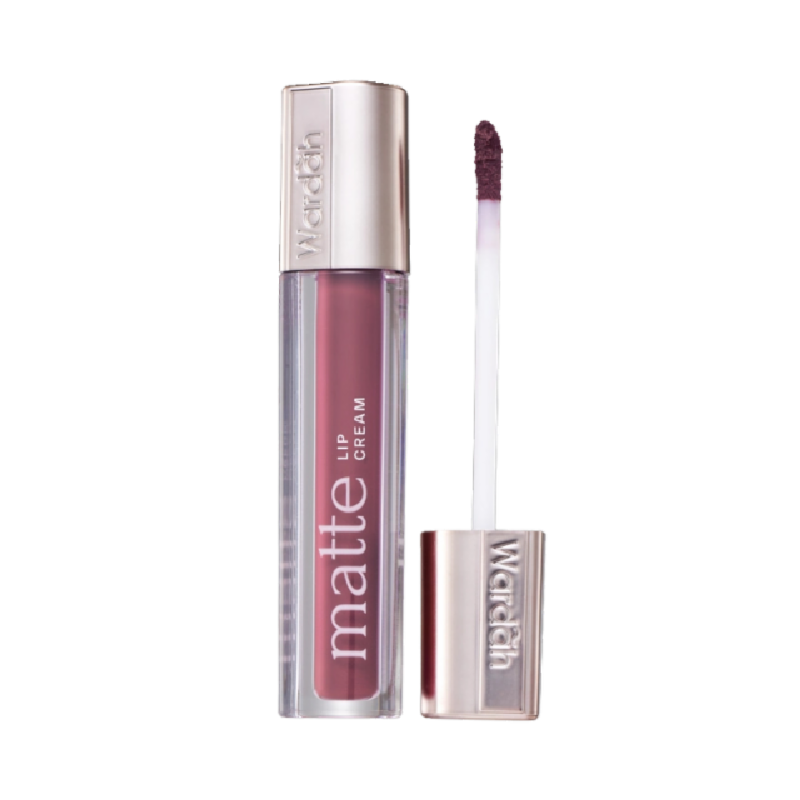 WARDAH Exclusive Matte Lip Cream 12 Plum It Up - 4gr
