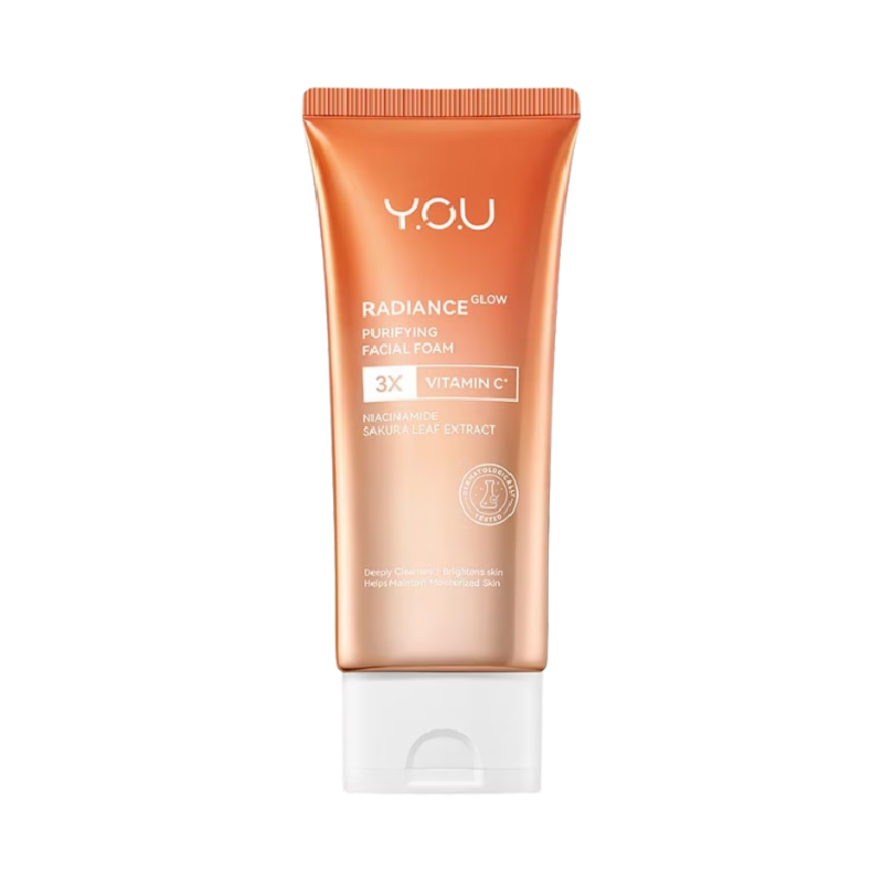 YOU Radiance Glow Purifying Facial Foam Sakura Extract - 100gr