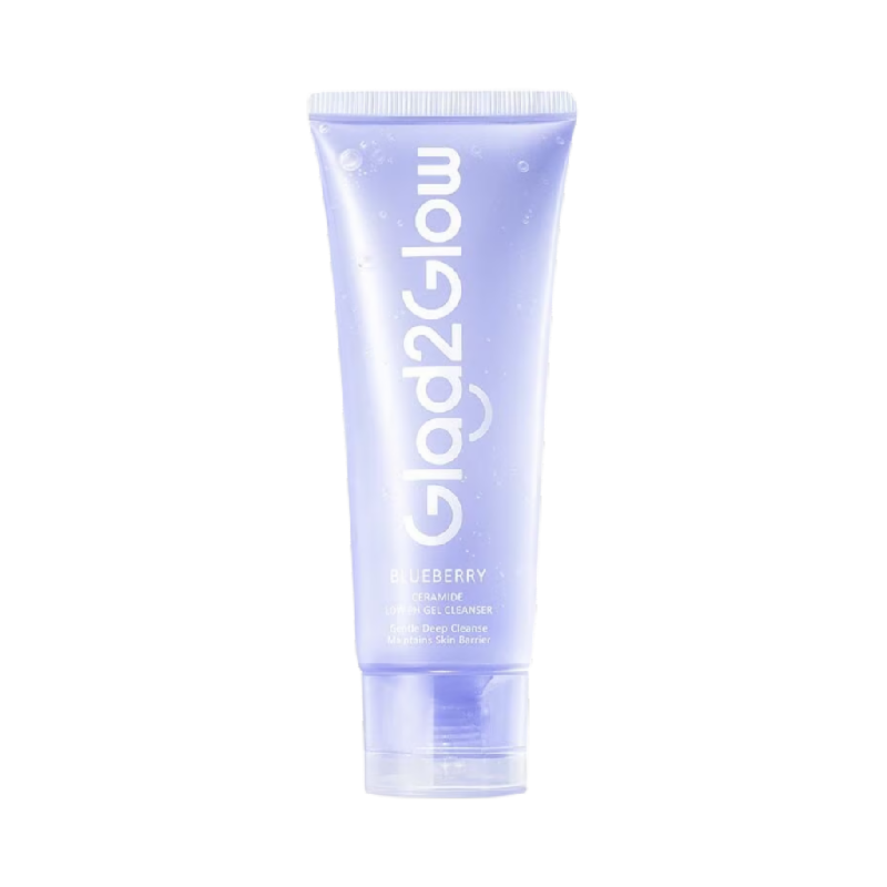 GLAD2GLOW Blueberry Ceramide Low PH Gel Cleanser - 70ml