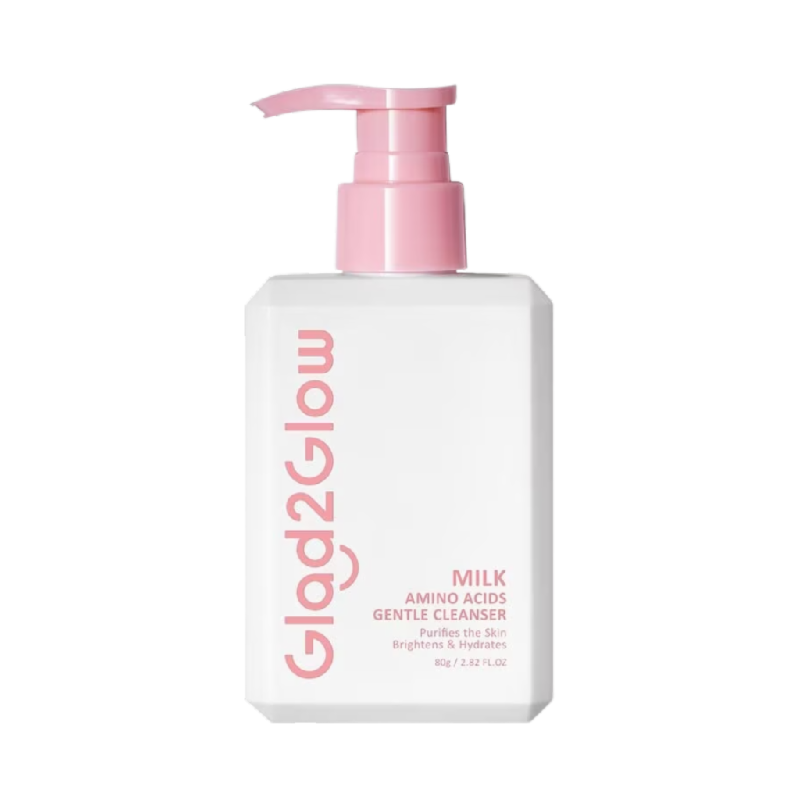 GLAD2GLOW Milk Amino Acids Gentle Cleanser - 80ml