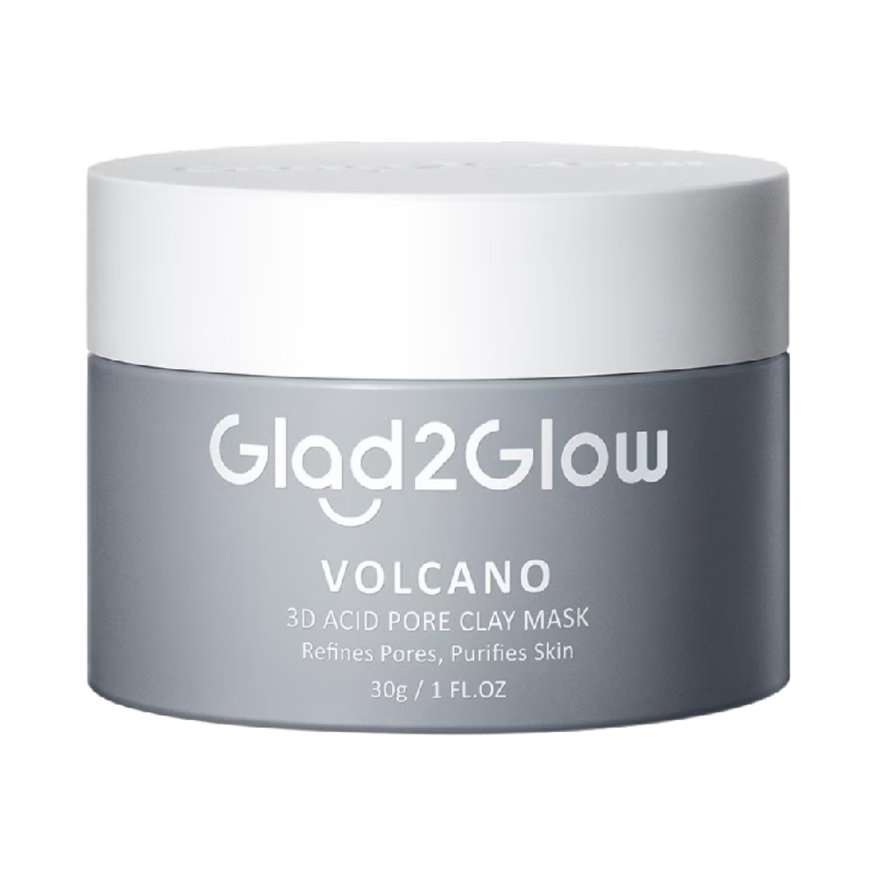 GLAD2GLOW Volcano 3D Acid Pore Clay Mask - 30gr