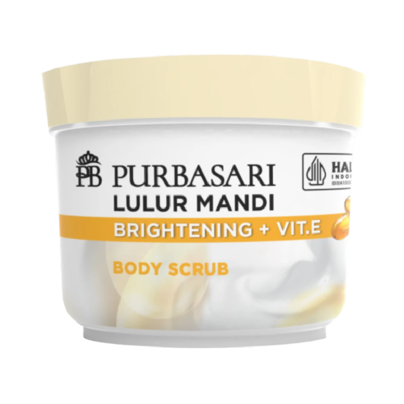 PURBASARI Lulur Mandi Brightening + Vit E - 100 gr