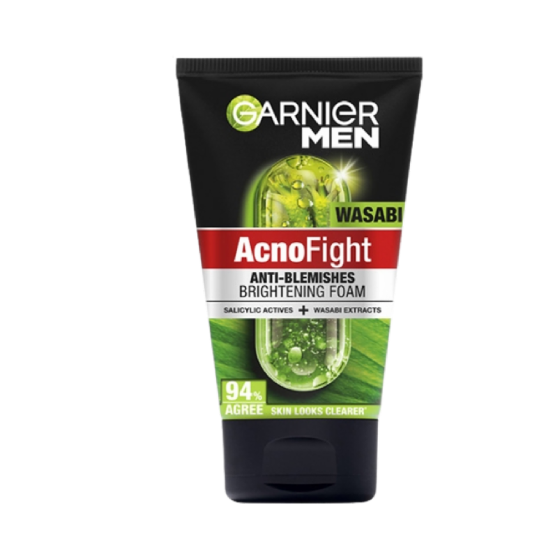 GARNIER Men Facial Cleanser Wasabi Brightening - 100ml