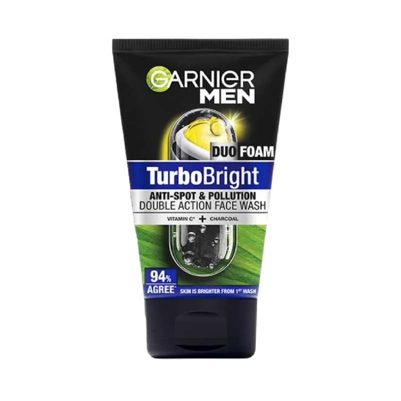 GARNIER Men Facial Cleanser Turbo Bright - 100ml