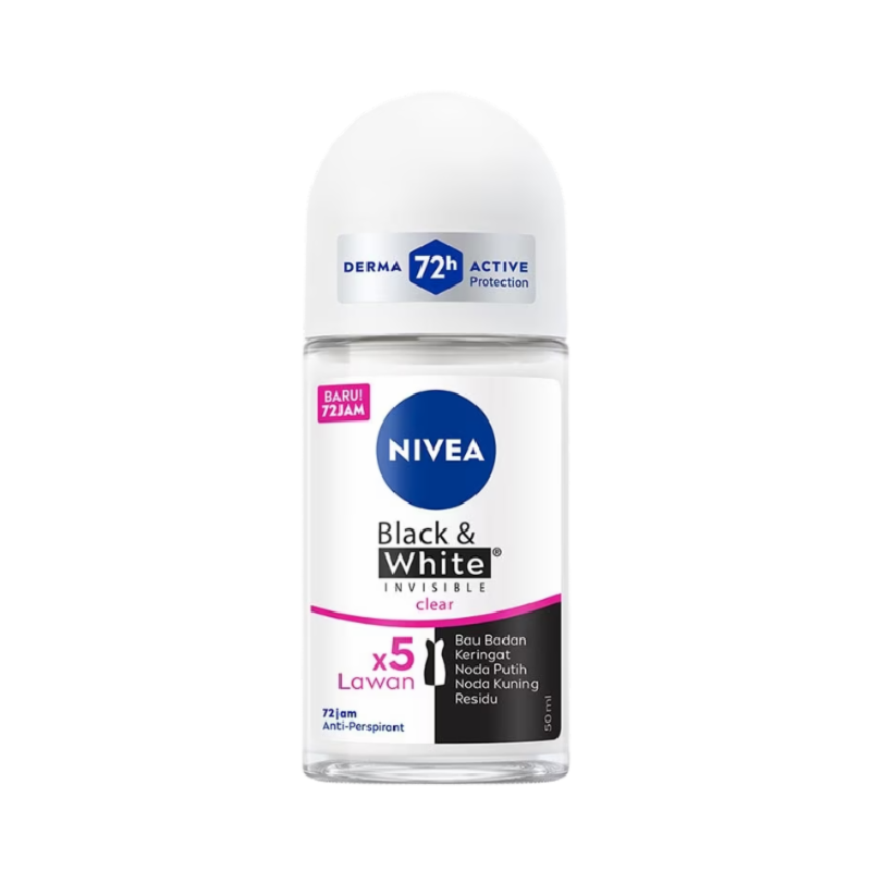 NIVEA Roll On Invisible Clear - 50ml