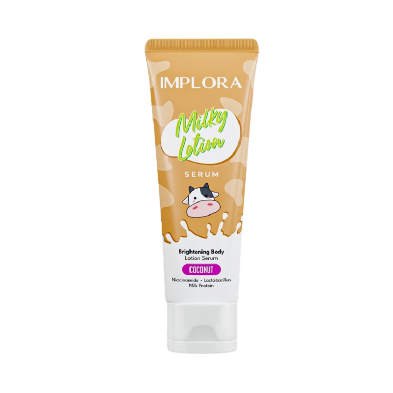 IMPLORA Milky Lotion Serum Tube Coconut - 50 gr