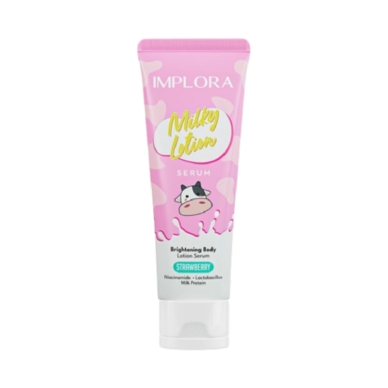IMPLORA Milky Lotion Serum Tube Strawberry - 50gr