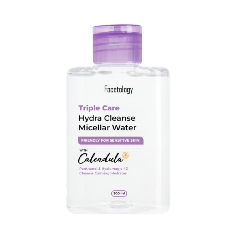 FACETOLOGY Triple Care Hydra Cleanse Micellar Water Calendula - 300ml