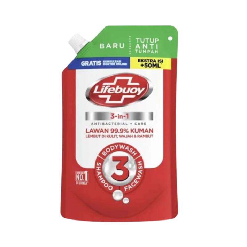 LIFEBUOY Sabun Mandi Cair 3in1 - 450ml