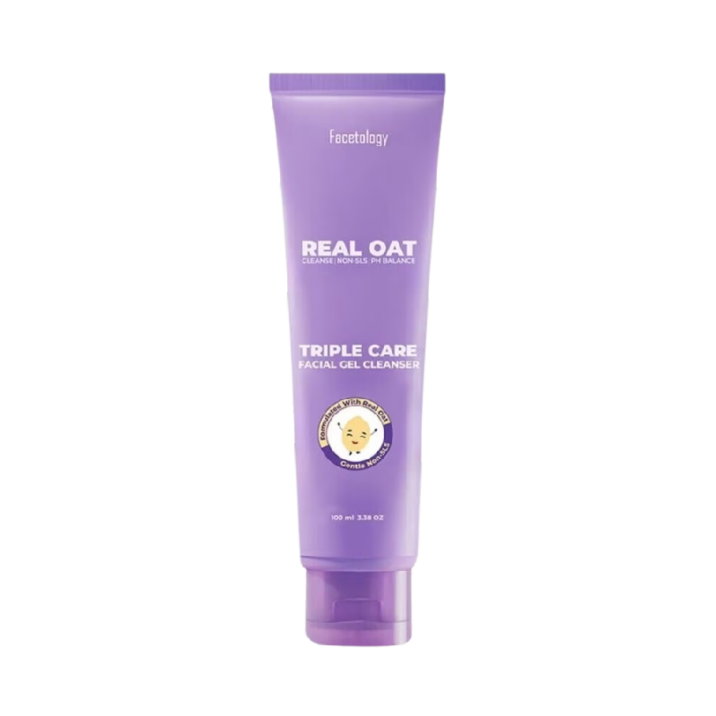 FACETOLOGY Facial Gel Cleanser Real Oat - 100ml