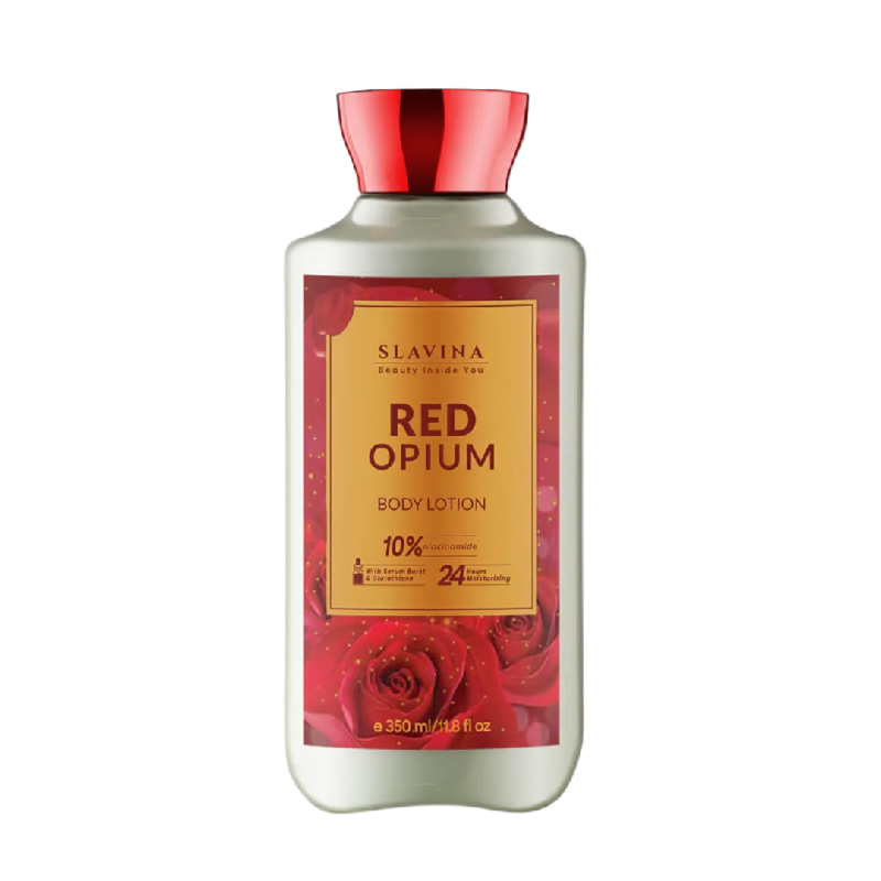SLAVINA Body Lotion Red Opium - 350ml