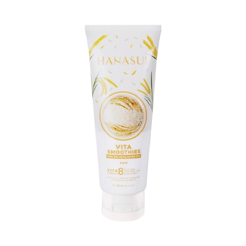HANASUI Body Spa Exfoliating Gel Rice - 180ml