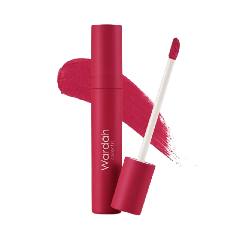 WARDAH Colorfit Velvet Matte Lip Mousse 06 Fuchsia Lover - 4gr