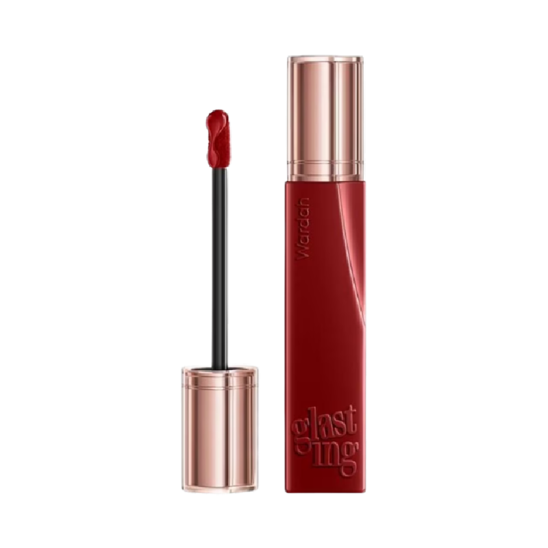WARDAH Glasting Liquid Lip 06 Ruby Sparks - 3.5gr